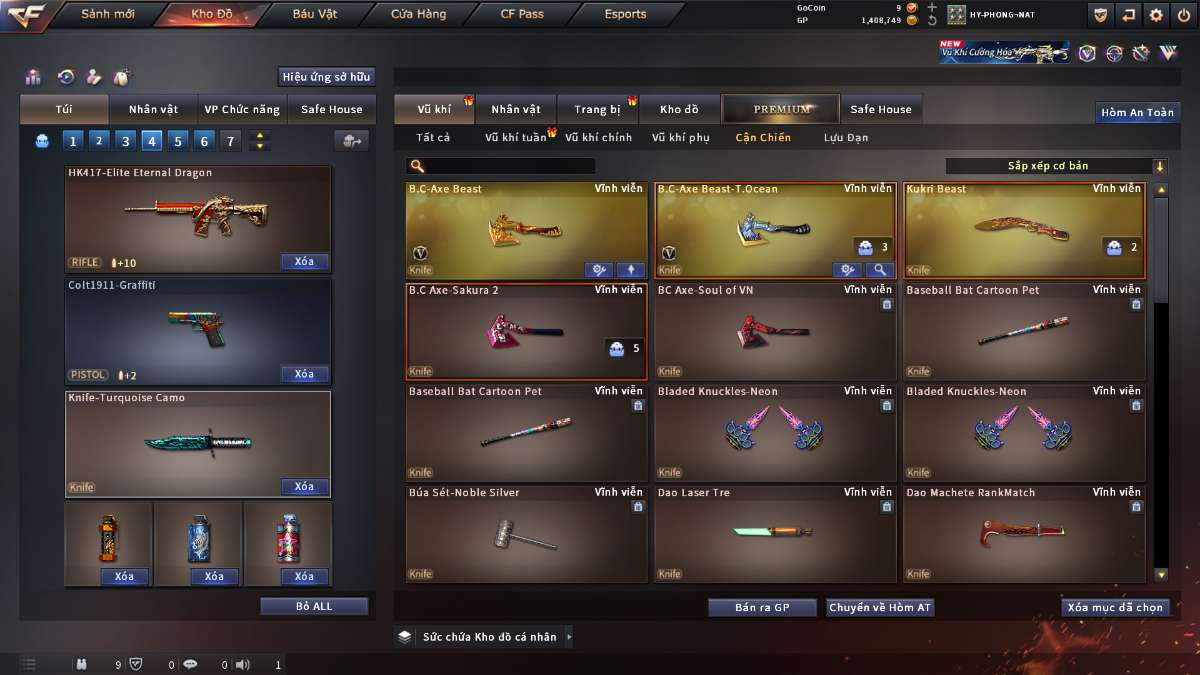 shop acc cf uy tin gia re